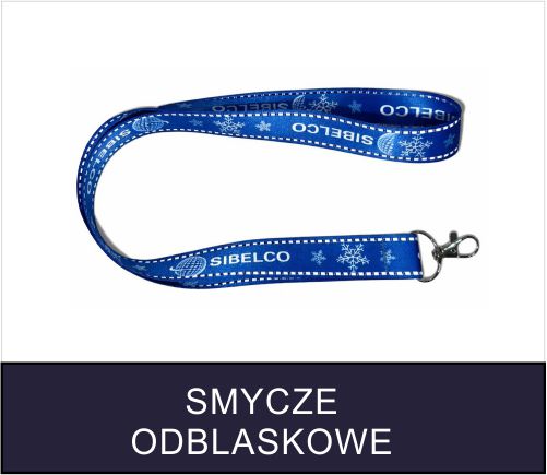 smycze odblaslkowe z nadrukiem